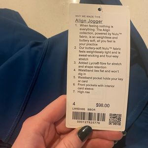 Lululemon Align Joggers, High-rise with 27” inseam